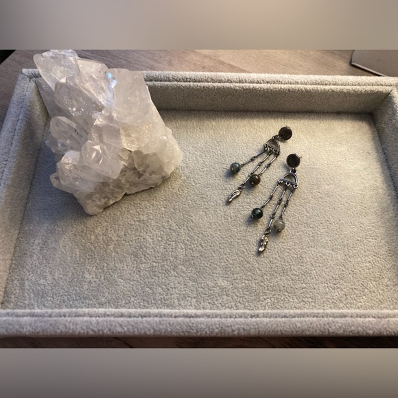 Alex + Ani Cosmic Balance Chandelier Earrings - Picture 2 of 4